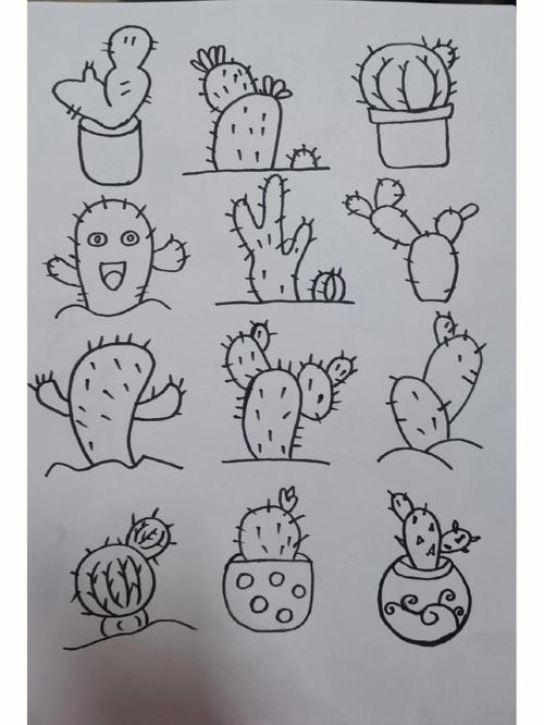小学生简笔画植物 小学生简笔画植物贴