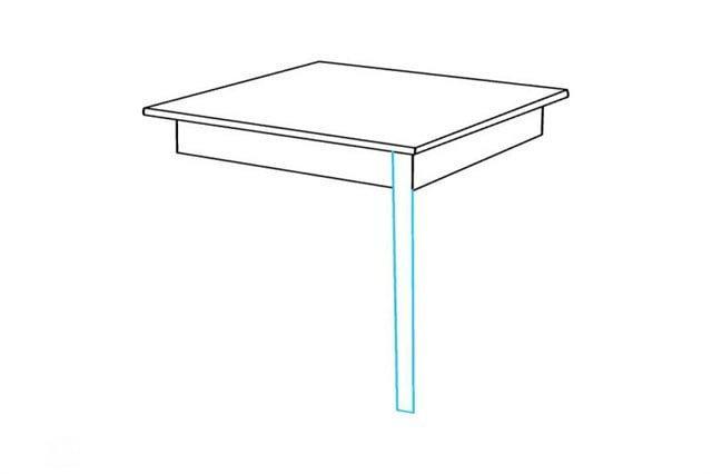 立体桌子简笔画 立体桌子简笔画教程