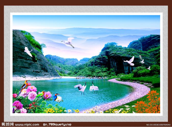 微信图像山水风景画 微信图像山水风景画代表