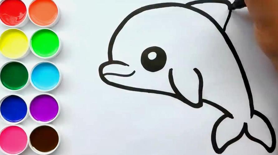 最简单的海豚简笔画 最简单的海豚简笔画卡通