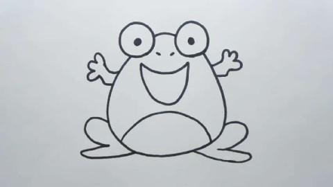 儿童青蛙简笔画