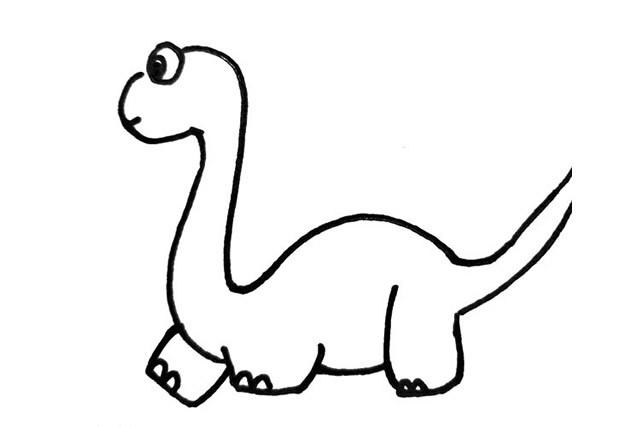 万龙恐龙简笔画 万龙恐龙简笔画带颜色