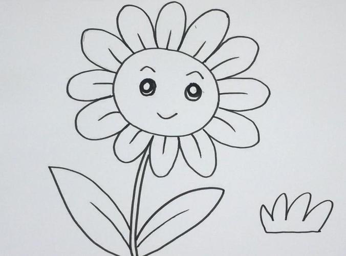 花朵的简笔画简单又漂亮 花朵的简笔画简单又漂亮长一点儿