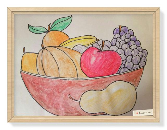 水果绘画作品 蔬菜水果绘画作品