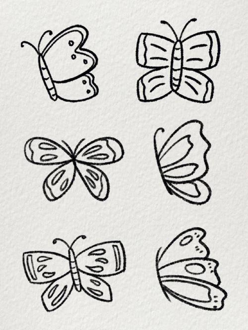 简笔画蝴蝶的画法 简笔画蝴蝶的画法图片