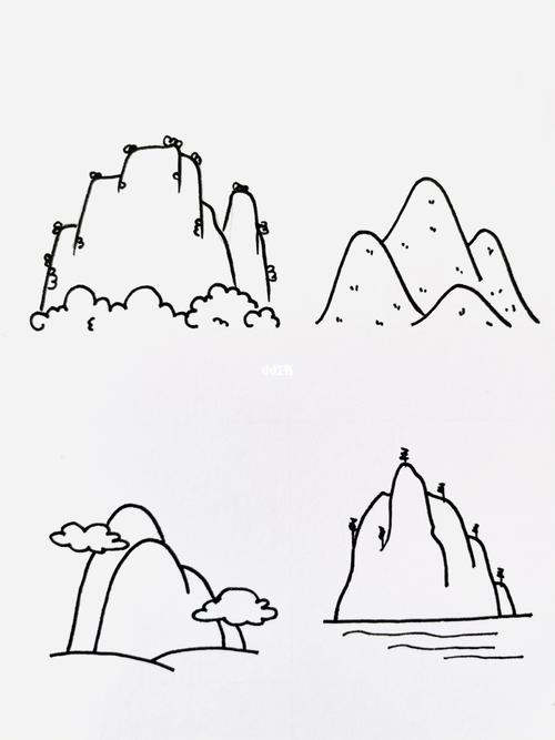 山怎么画简笔画 环形山怎么画简笔画