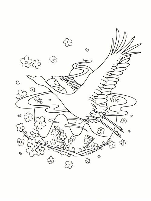 鹤的简笔画 千纸鹤的简笔画