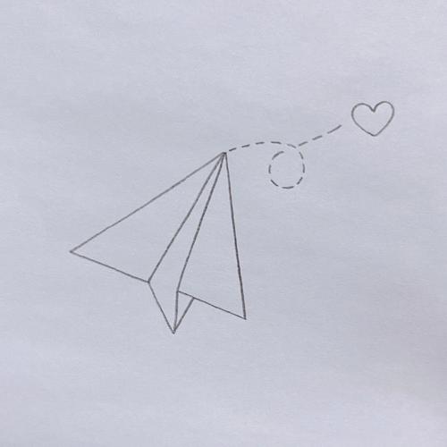纸飞机简笔画 纸飞机简笔画彩色