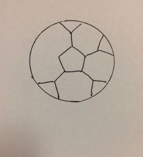 足球的简笔画 一个人在踢足球的简笔画