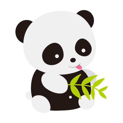 熊猫简笔画彩色 熊猫简笔画彩色可爱