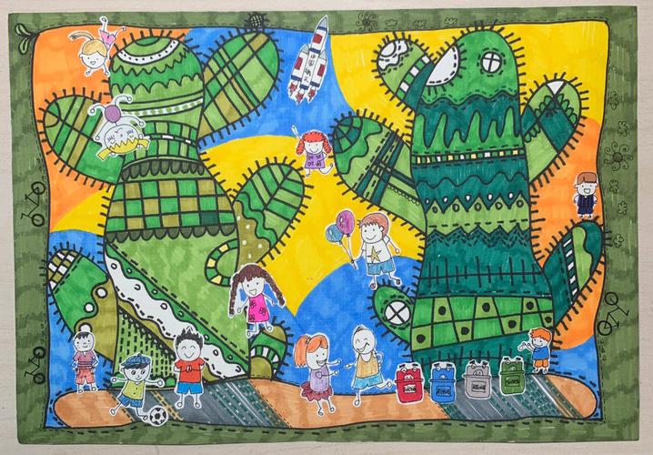 低碳生活儿童画 低碳生活儿童画一等奖