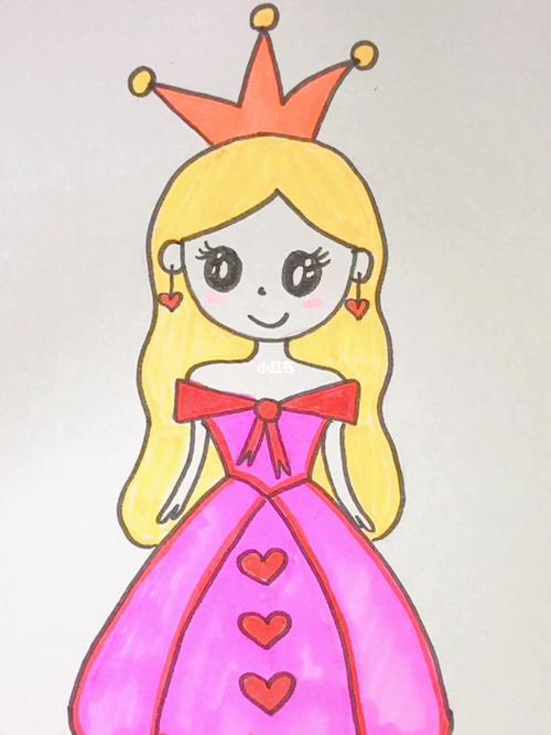 小公主怎么画可爱 小公主怎么画可爱二年级