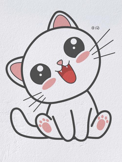 可爱小猫咪简笔画 可爱小猫咪简笔画彩色