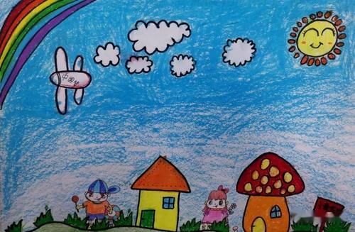 6岁宝宝画画作品儿童画画 6岁儿童绘画