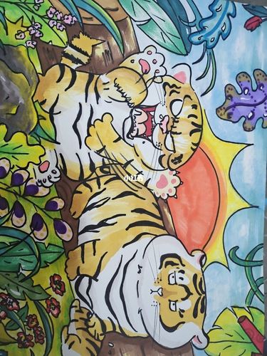 怎么画一只老虎 如何画一只老虎简笔画