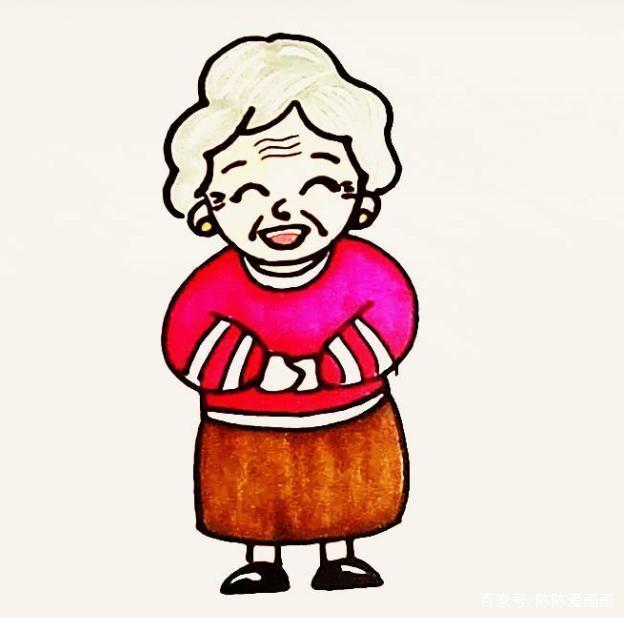 奶奶头像简笔画 奶奶头像简笔画简单又漂亮