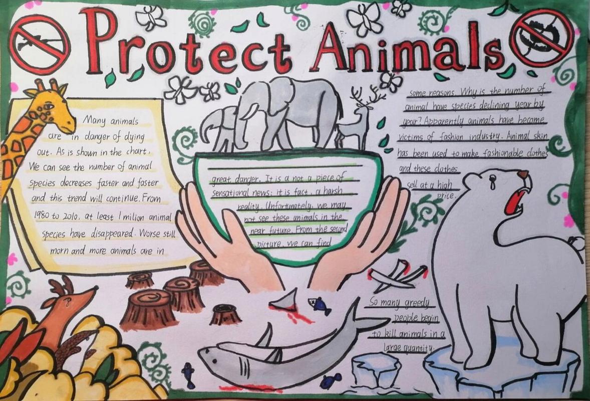 保护动物的手抄报英语