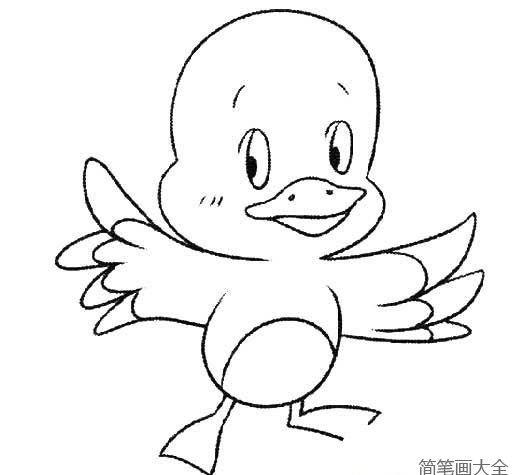 小鸭子的简笔画 2像小鸭子的简笔画
