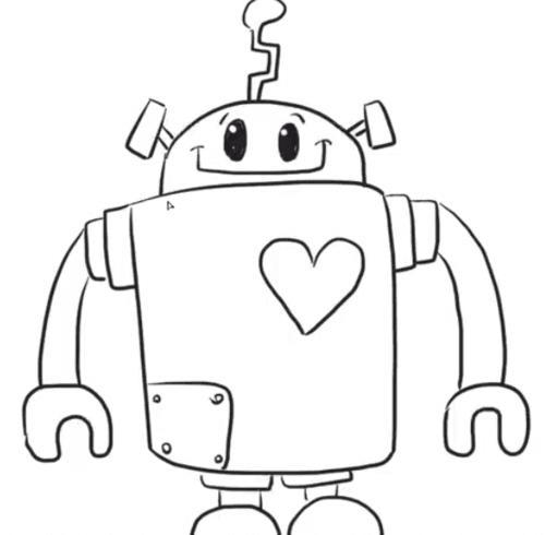 学画机器人简笔画 学画机器人简笔画教程