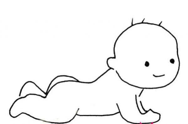 婴儿的简笔画 怎样画婴儿的简笔画
