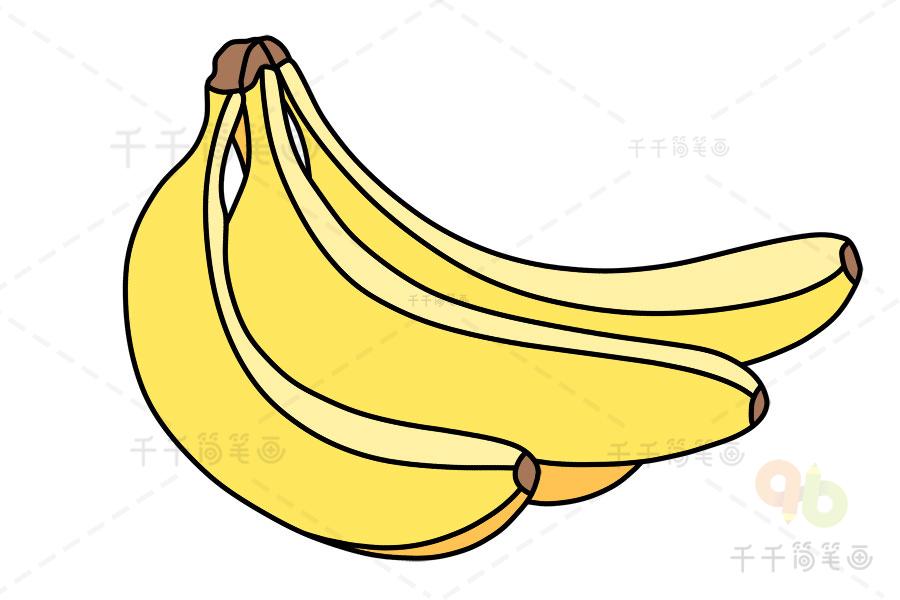 香蕉的简笔画怎么画