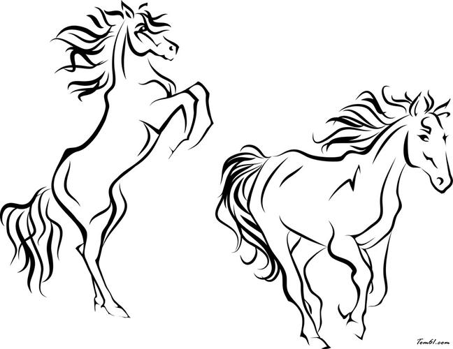 简笔画小马的画法 简笔画小马的画法最简单分解图