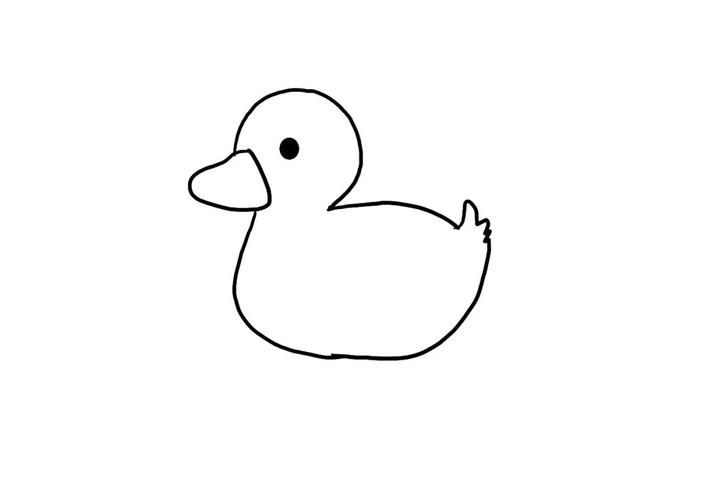 怎么画小鸭子简单一点 简单的小鸭子怎么画