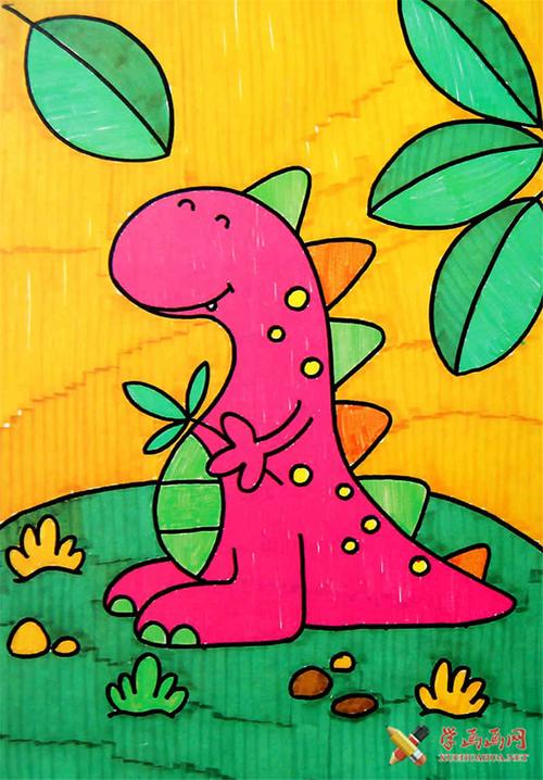 小学生用颜料画的画 小学生用颜料画的画小动物