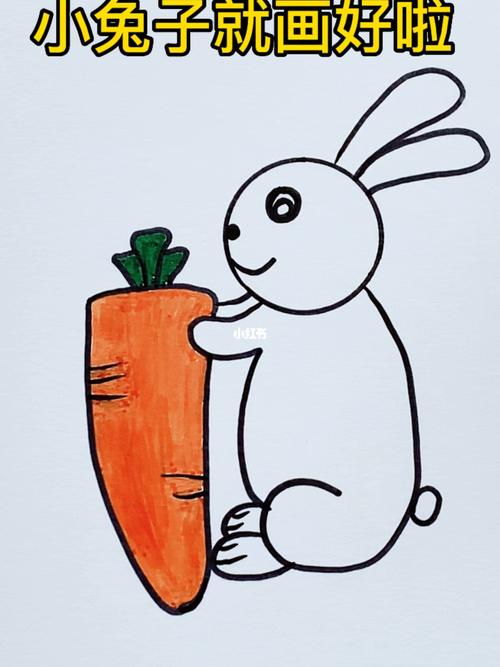 兔子简笔画儿童