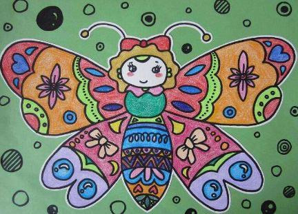 儿童画蝴蝶怎么画简单又漂亮 小孩画画简单图片大全