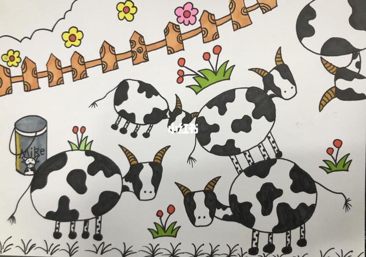 奶牛怎么画简笔画 可爱奶牛怎么画简笔画