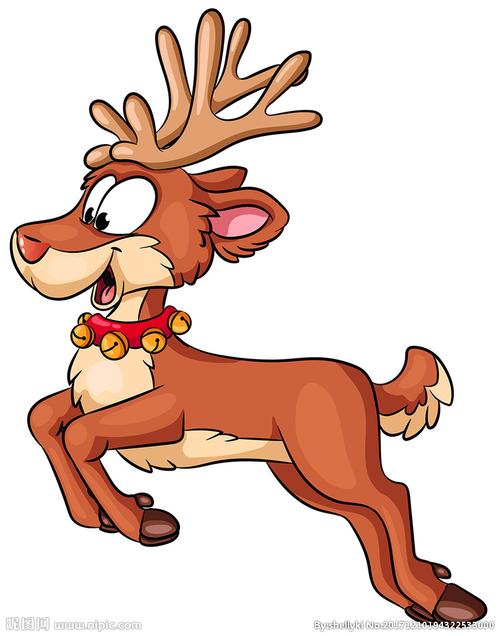 圣诞老人的鹿简笔画 圣诞老人的鹿简笔画图片大全