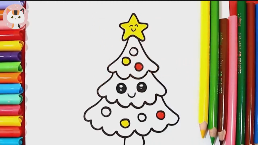 圣诞树怎么画漂亮圣诞树怎么画漂亮简单图片
