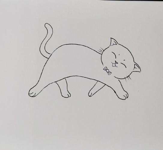 猫猫简笔画 猫猫简笔画表情包