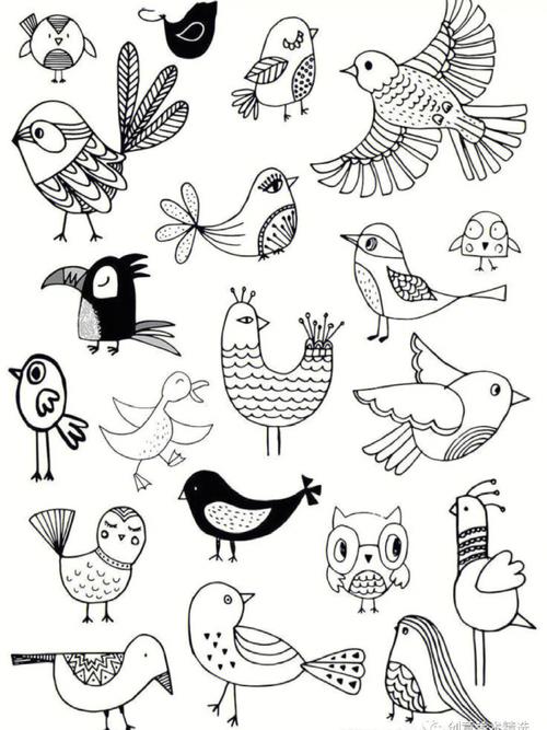鸟的简笔画简单又好看 鸟的简笔画简单又好看图片