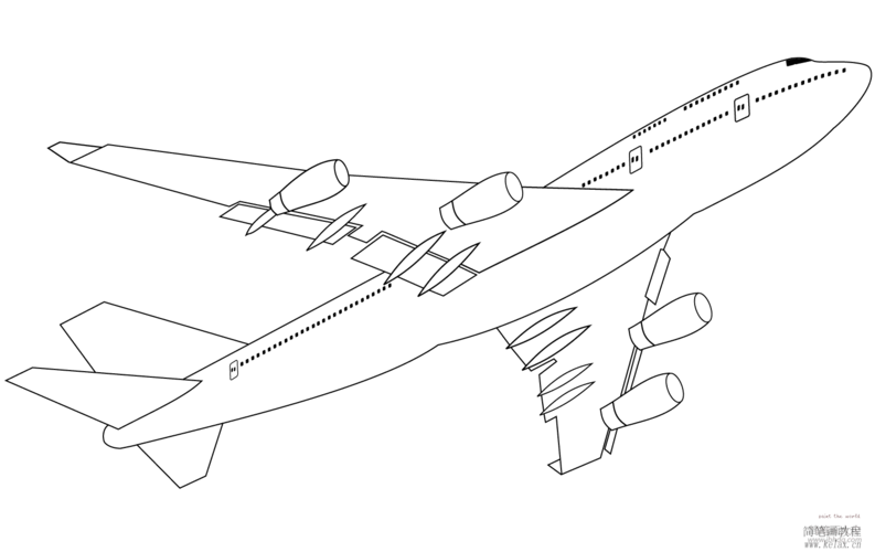 如何画飞机简笔画 如何画飞机简笔画步骤