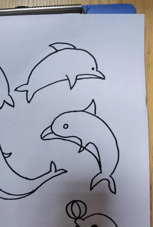 海豚简笔画 海豚简笔画怎么画可爱
