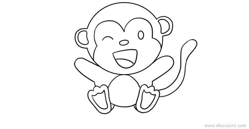 猴子简笔画简单又漂亮