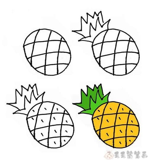 1一3岁儿童简笔画水果
