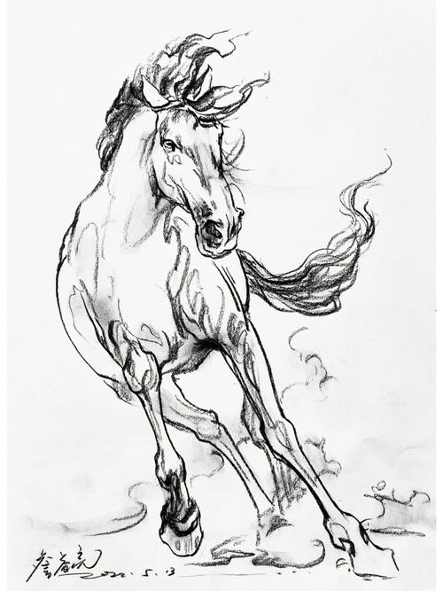 简笔画马的画法最简单 简笔画马的画法最简单儿童简笔画