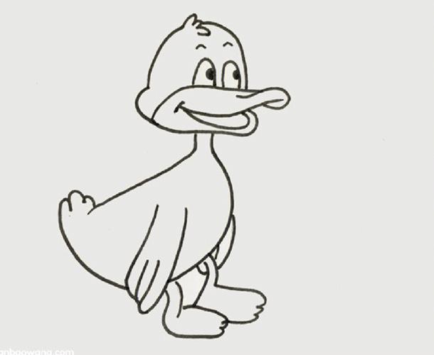 小鸭子的简笔画 2像小鸭子的简笔画