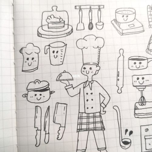厨房简笔画 厨房简笔画儿童画简单