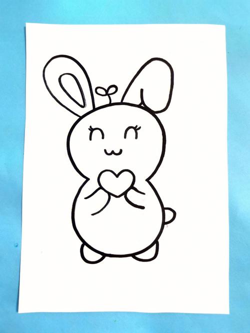 小兔子简笔画大全 小兔子简笔画大全.可爱简单漂亮