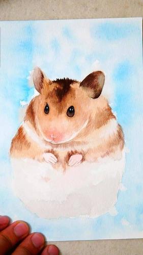 怎么画可爱的小仓鼠 怎么画可爱的小仓鼠