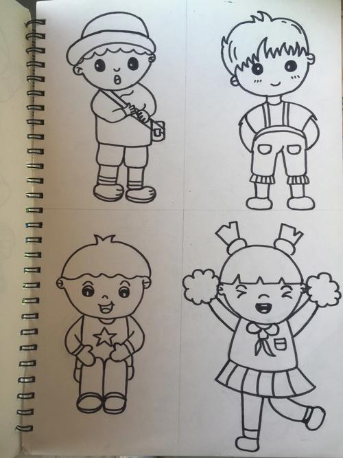 3-6岁儿童简笔画人物 3-6岁儿童简笔画人物彩色