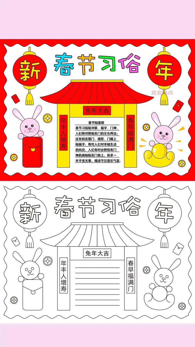春节电子小报图片