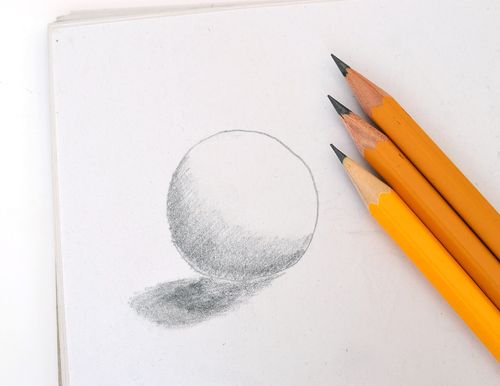 球体素描画 画球体素描的教学视频