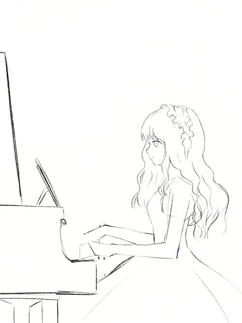 钢琴简笔画 钢琴简笔画简单又漂亮