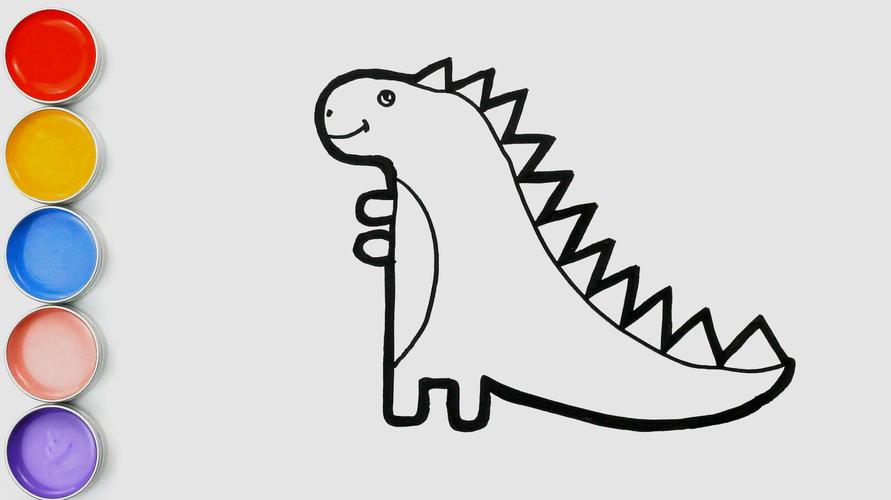 恐龙有哪些种类简笔画图片