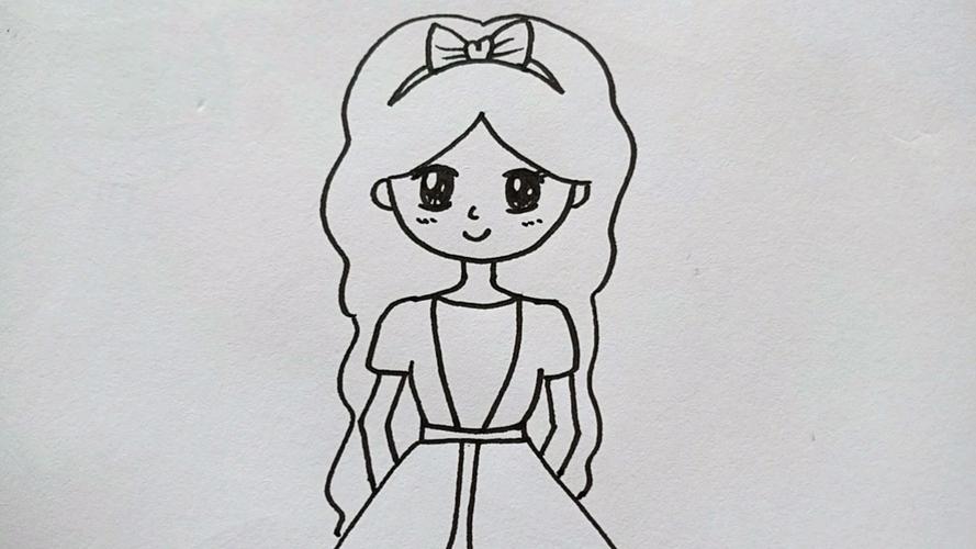 怎么画可爱的小女孩 怎么画可爱的小女孩卡通简单